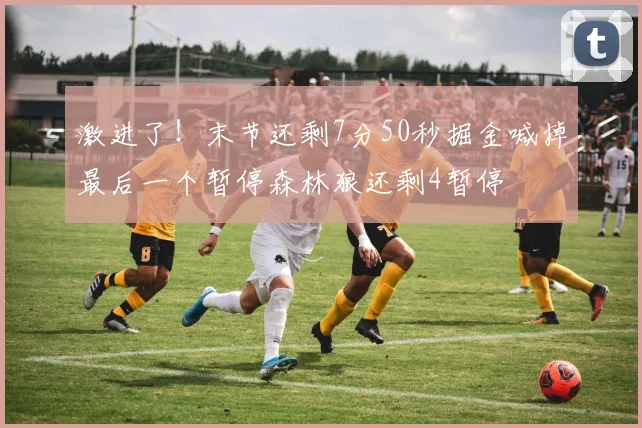 激进了！末节还剩7分50秒掘金喊掉最后一个暂停森林狼还剩4暂停